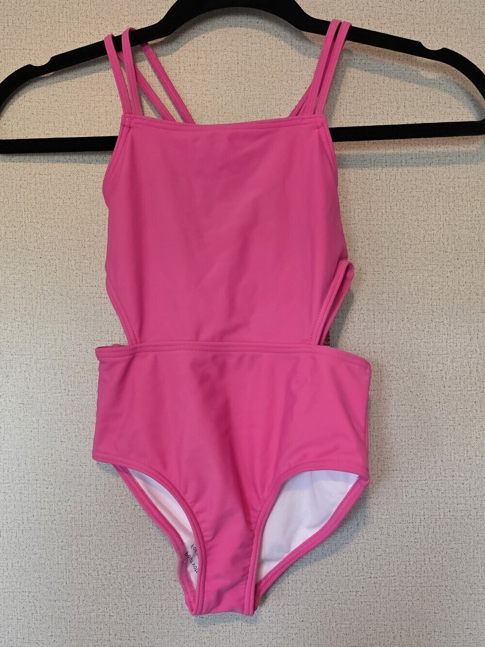 Girls' Hot Pink One-Piece Swimsuit - Kids Swim